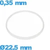 Joint verre montre de marque Sternkreuz 22,5 X 0,35 mm
