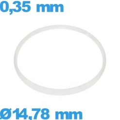 Joint verre pour horlogerie 14,78 X 0,35 mm  Hytrel