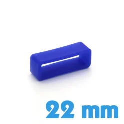 Loop de bracelet Silicone 22 mm  - Bleu
