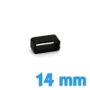 Loop de bracelet Silicone 14 mm  - Noir
