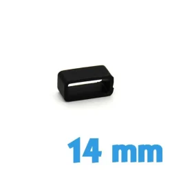 Loop de bracelet Silicone 14 mm  - Noir