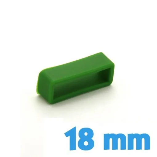 Loop de bracelet Silicone 18 mm - Vert foncé