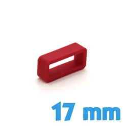 Loop de montre Silicone 17 mm - Rouge