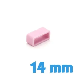 Loop de montre Silicone 14 mm  - Rose