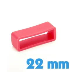 Loop pour bracelet Silicone 22 mm Rouge Corail