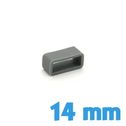 Loop pour bracelet Silicone 14 mm  - Gris