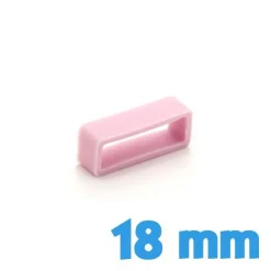 Loop Silicone Rose 18 mm montre