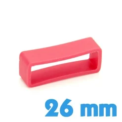 Loop Silicone Rouge corail 26 mm bracelet