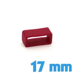 Loop Silicone Rouge foncé 17 mm bracelet