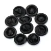 Lot 10 Doigtier Roulé Latex Protection Doigt Noir Taille S