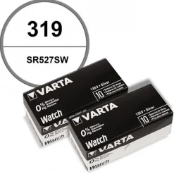 Lot de 20 Batteries 1.55 V alcaline 319 Varta montre