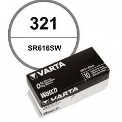 Lot de 10 Batteries pour montre 321 Varta 1.55 V alcaline