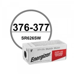 Lot de 10 Piles Energizer 377/376 pour Montre Oxyde d'argent