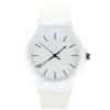 Femme Montre aiguille luminescente blanche