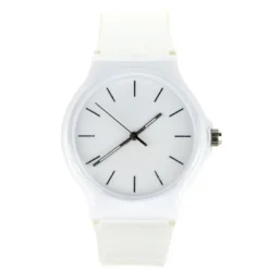 Femme Montre aiguille luminescente blanche