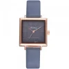 Femme Montre bleue pas chère carrée