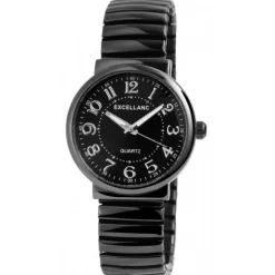Femme Montre bracelet elastique noir