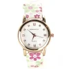 Femme Montre chou Donna Kelly motif fleur femme