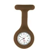 Femme Montre de blouse marron hopital silicone