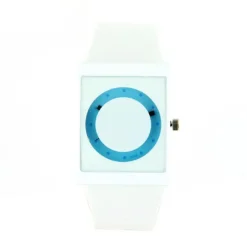 Femme Montre design blanc bracelet cuir