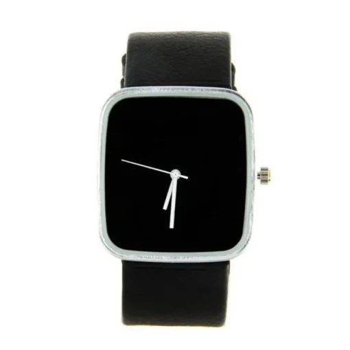 Femme Montre design noir WOMAGE