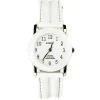 Femme Montre femme bracelet cuir blanc