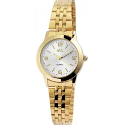 Femme Montre femme bracelet métal doré