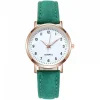 Femme Montre femme petit prix vert aiguilles lumineuses