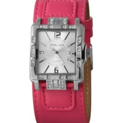 Femme Montre femme rectangulaire rose Excellanc