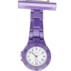 Femme Montre infirmière design violet