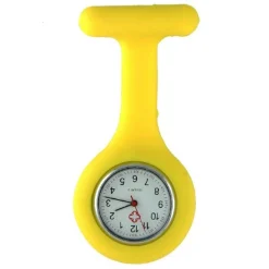 Femme Montre infirmière jaune