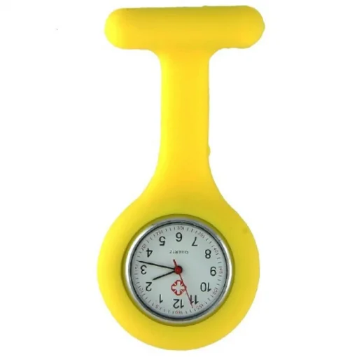 Femme Montre infirmière jaune