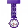 Femme Montre Infirmière pas chère Acier Violet