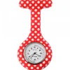 Femme Montre Infirmière Rouge à Pois Blancs