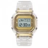 Femme Montre LCD transparente pas chère dorée tendance