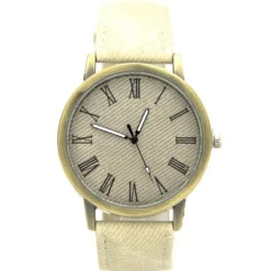 Femme Montre look vintage jean pas chère