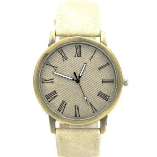 Femme Montre look vintage jean pas chère