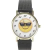 Femme Montre lunettes de soleil smiley