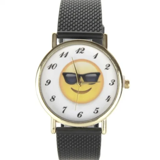 Femme Montre lunettes de soleil smiley