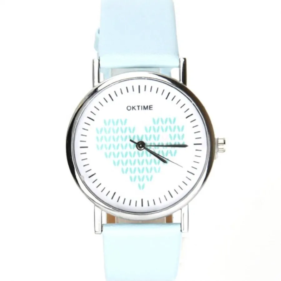 Femme Montre OK Time cuir pas chère
