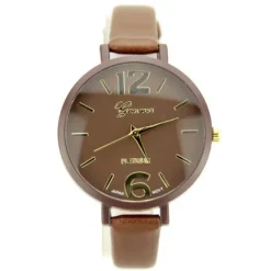 Femme Montre pas chère Chocolat Geneva classique femme