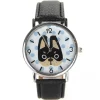 Femme Montre pas chère dessin chien