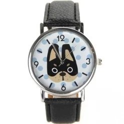 Femme Montre pas chère dessin chien