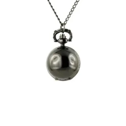 Femme Montre pas chère femme pas chère boule noire + chaine