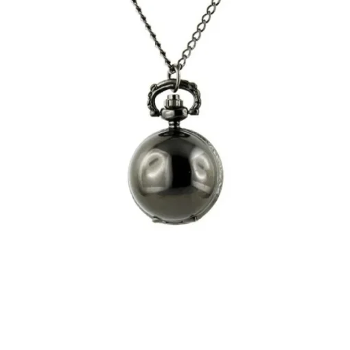Femme Montre pas chère femme pas chère boule noire + chaine