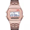 Femme Montre pas chère multifonction doré rose
