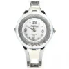 Femme Montre pour femme blanche à strass