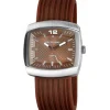 Femme Montre silicone marron Excellanc