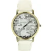 Femme montre style vintage pas chère blanc