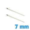 Pack de 2 goupilles pour bracelet métal montre de 7 mm